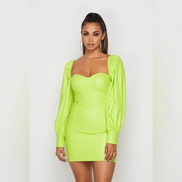 light pink sheath dress MIDORI BANDAGE DRESS main image 1